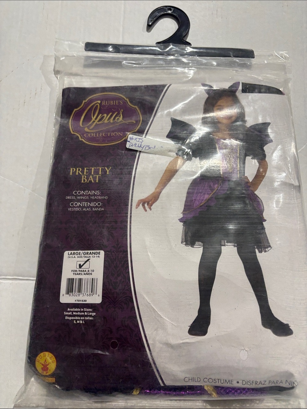 Rubie's Opus Pretty Bat Kids Costume - Black & Purple